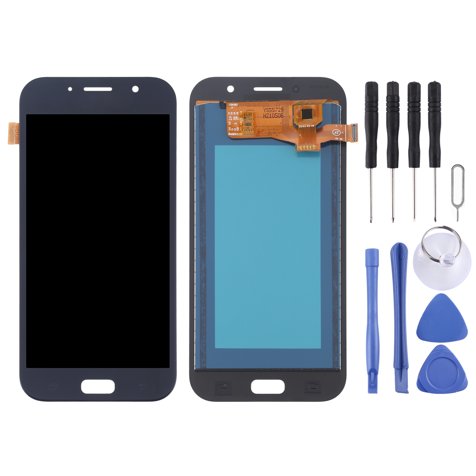 Samsung Galaxy A7 (2017) Black TFT LCD Screen with Digitizer replacement part