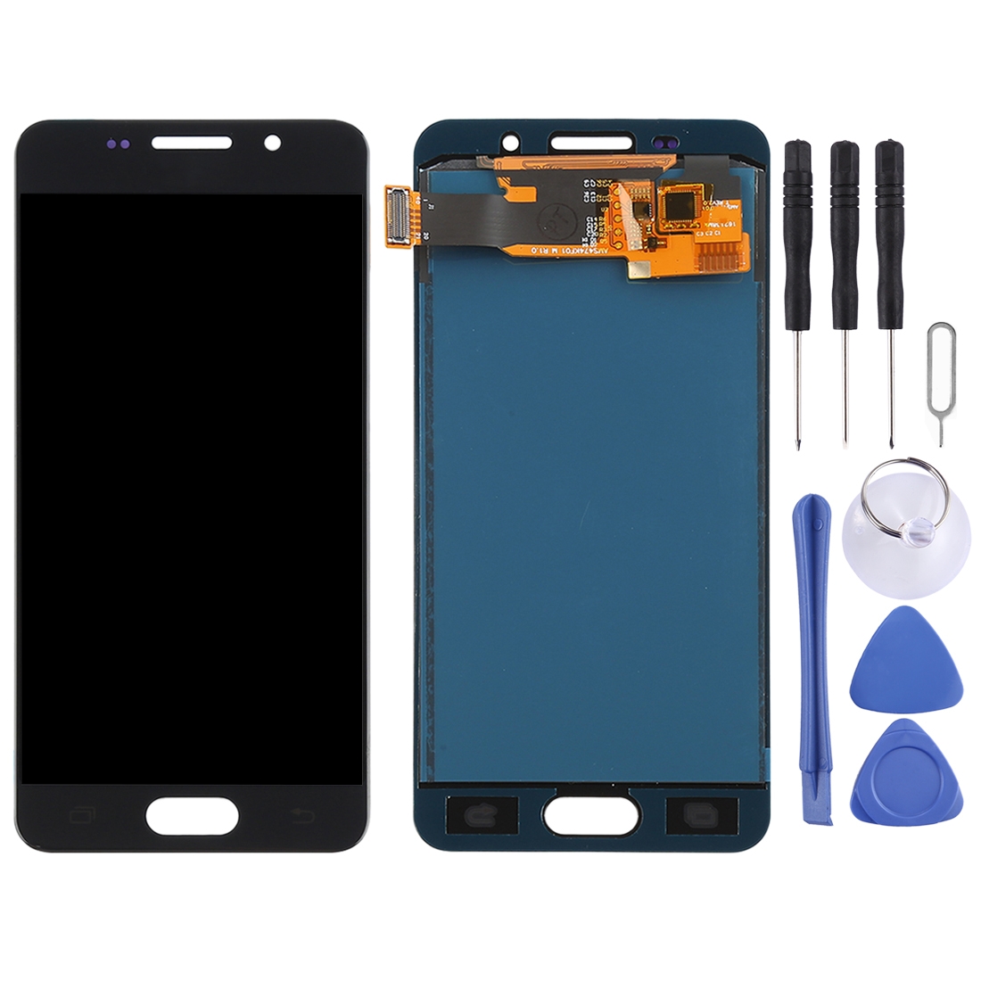 Samsung Galaxy A3 (2016) Black TFT LCD Screen with Digitizer replacement part