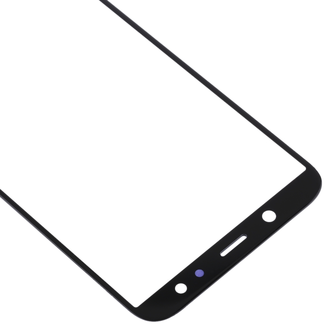 Samsung Galaxy A6 2018 Front Screen Glass Black - 10pcs - Image 3