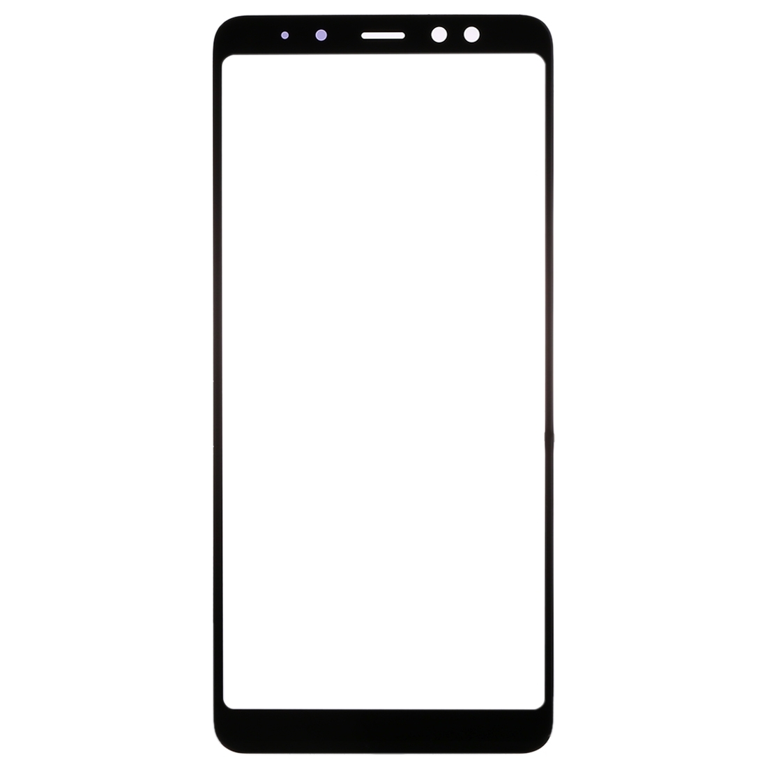 Samsung Galaxy A8+ front screen glass lens