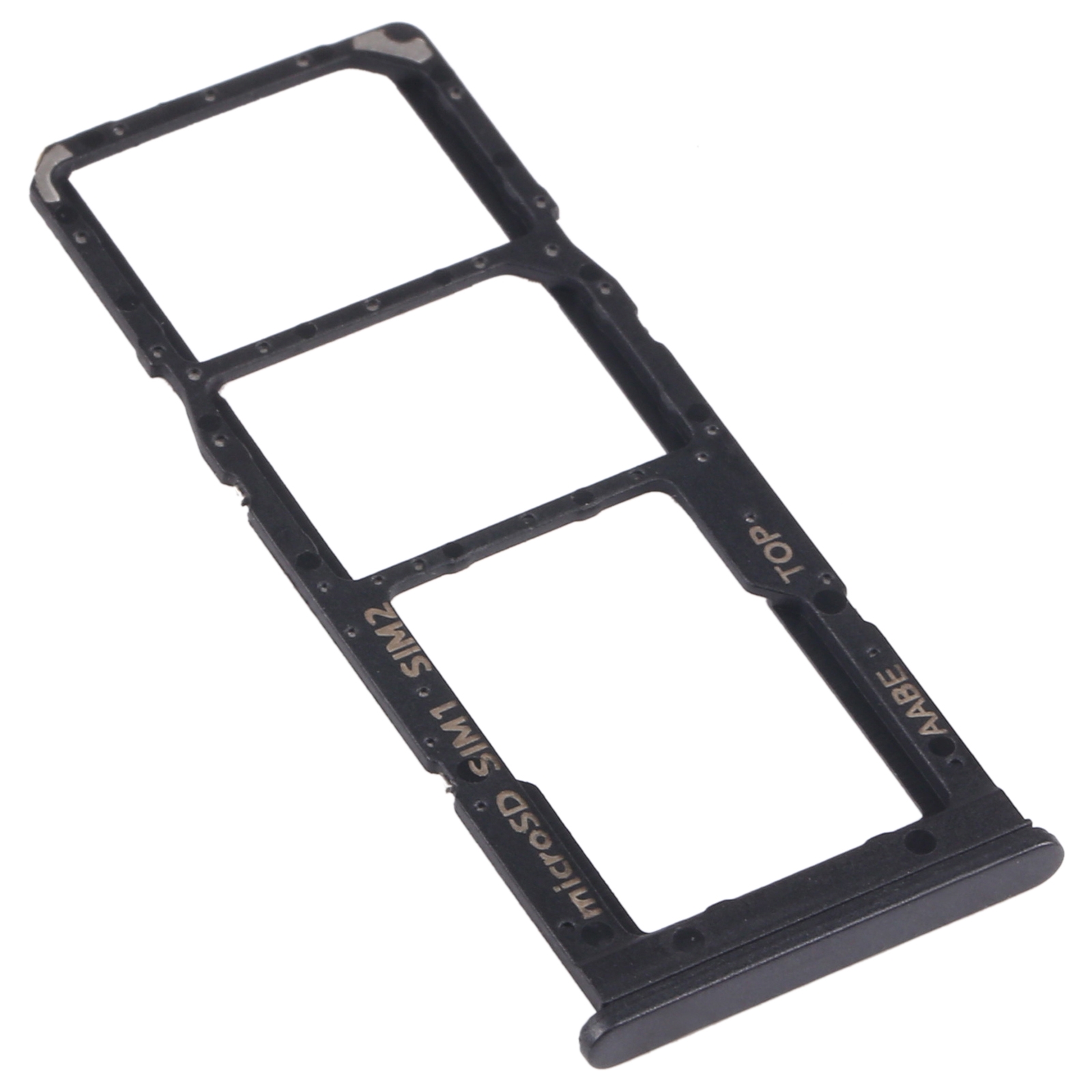Samsung Galaxy A12 black SIM card tray