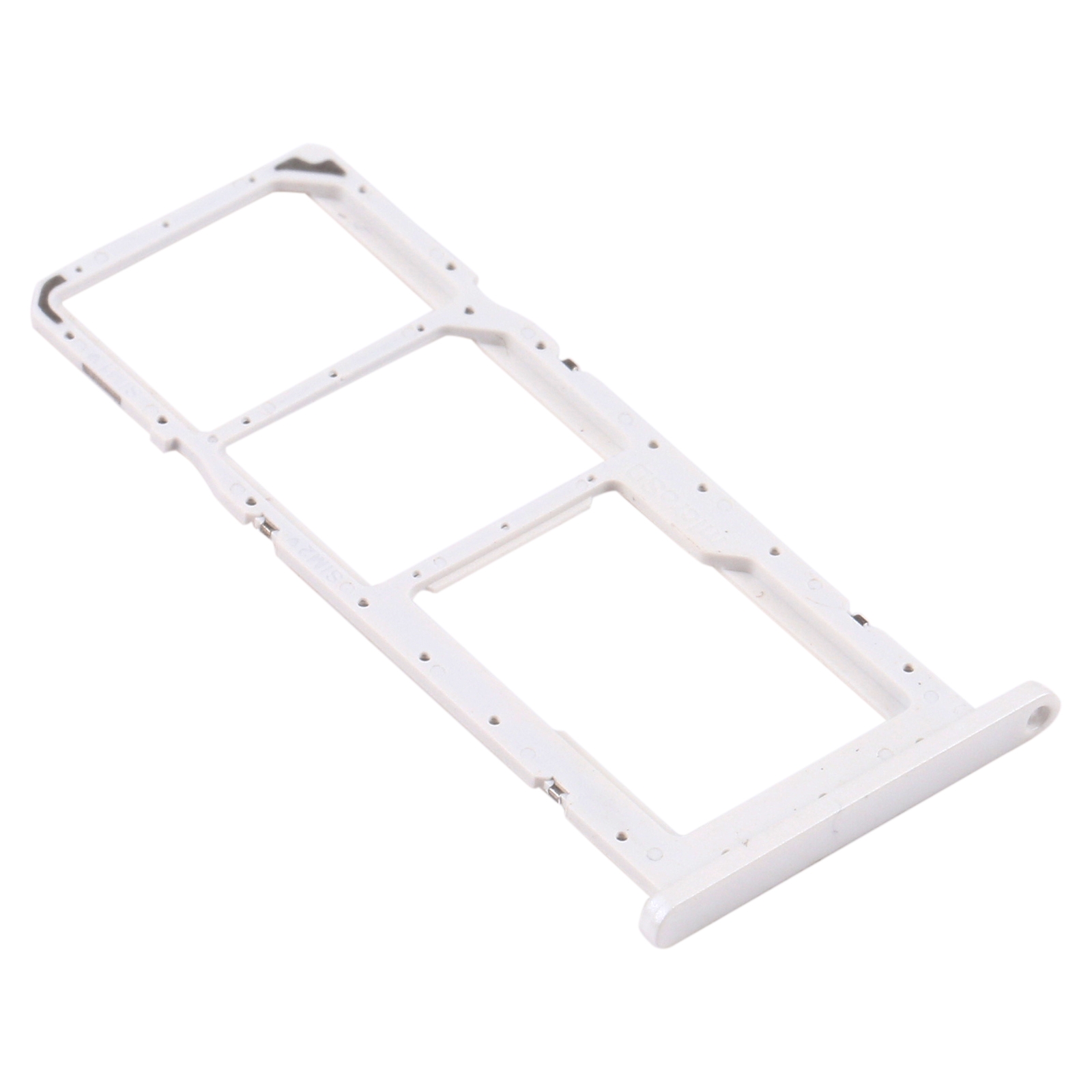 Samsung Galaxy A02s white SIM card tray