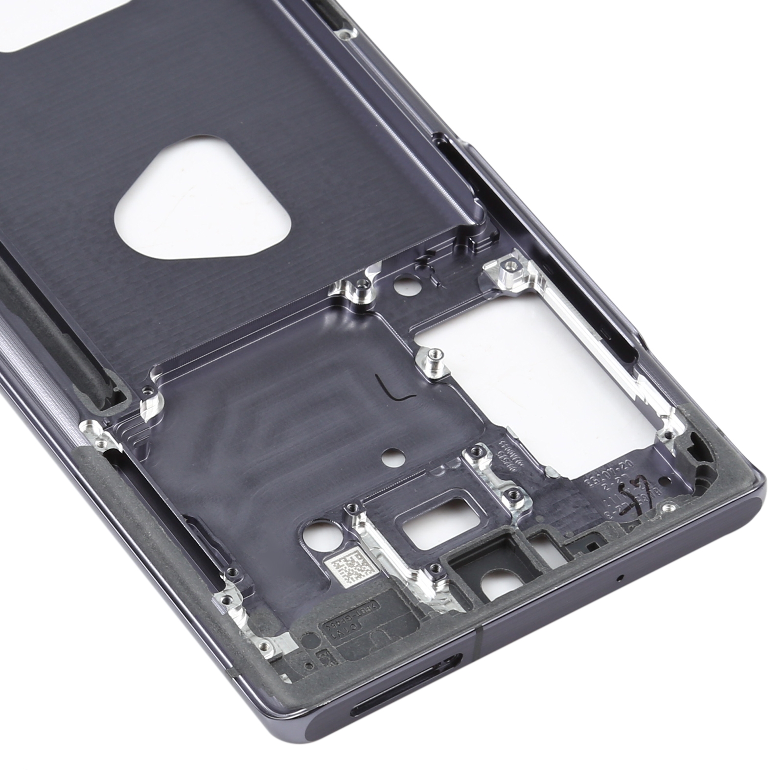 Samsung Galaxy Note20 Black Middle Frame Bezel Replacement - Image 3