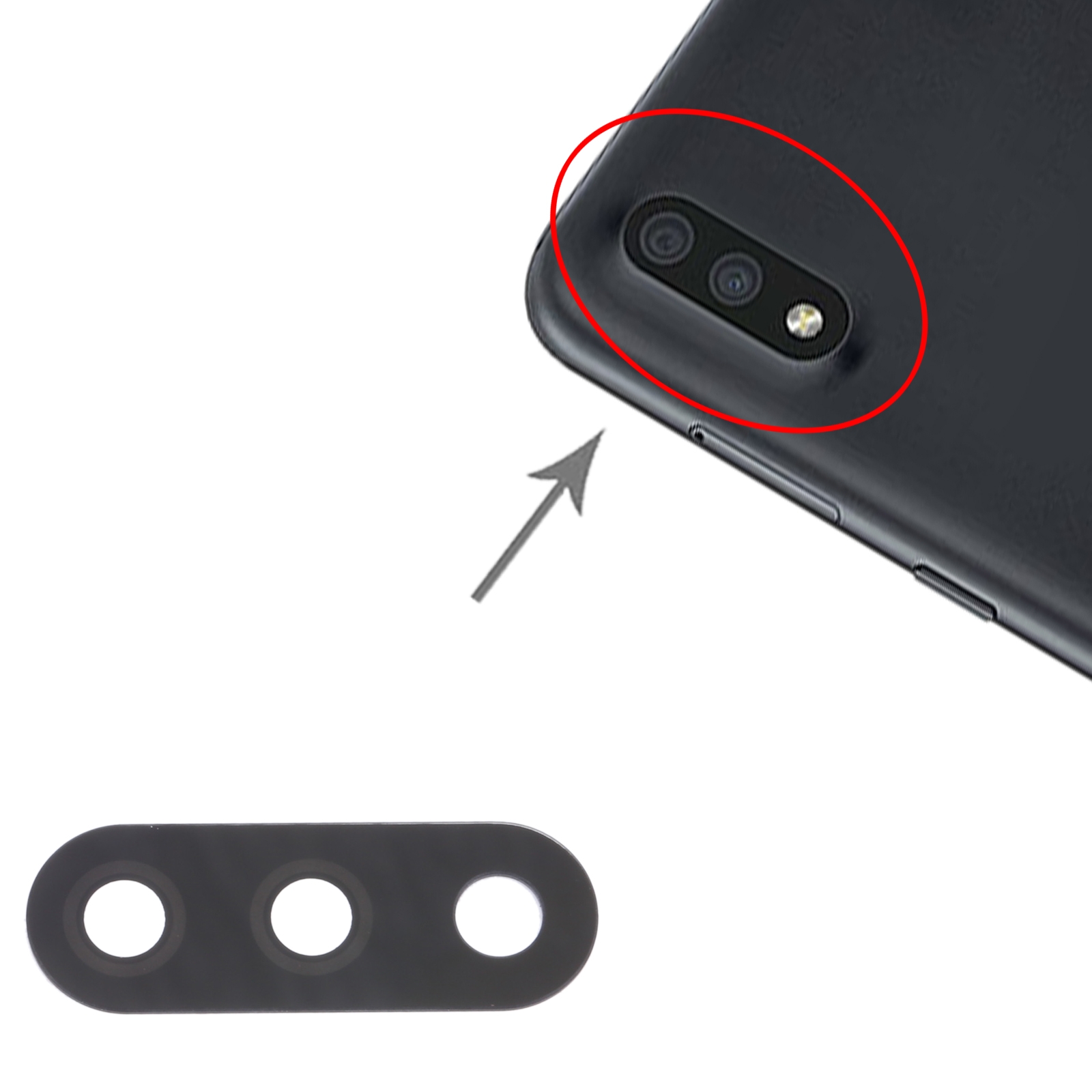 Samsung Galaxy M01 SM-M015 Back Camera Lens Replacement - Image 3