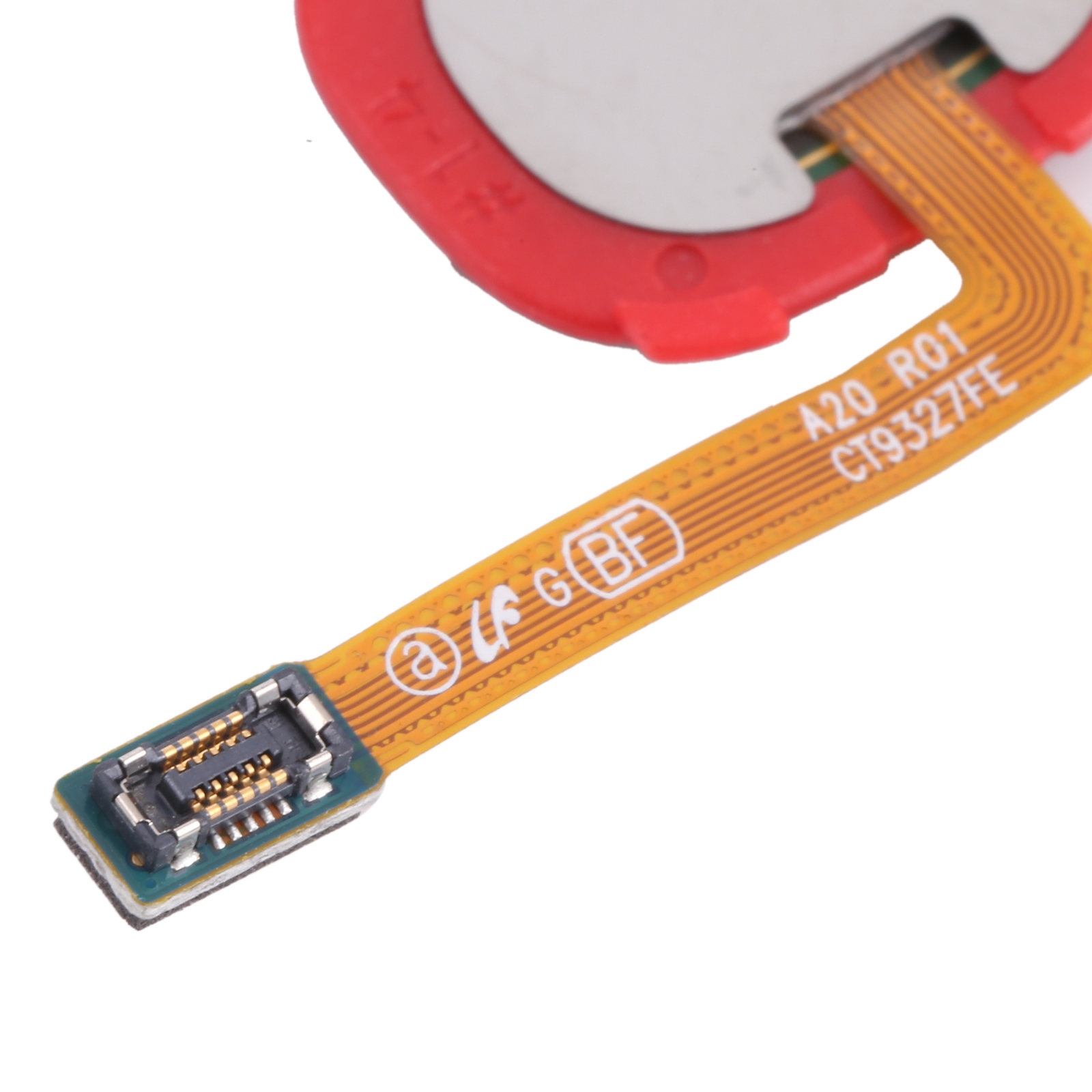 Samsung Galaxy A20e Fingerprint Sensor Flex Cable Red - Image 3