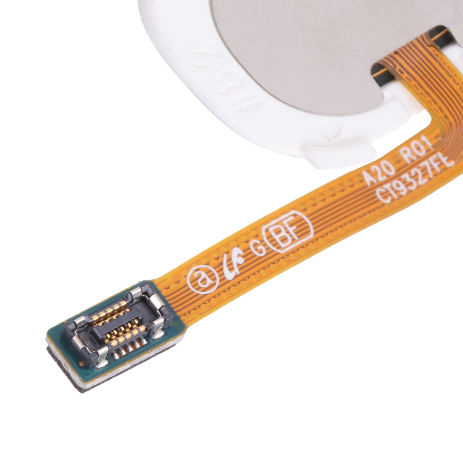 Samsung Galaxy A20e Fingerprint Sensor Flex Cable White - Image 3