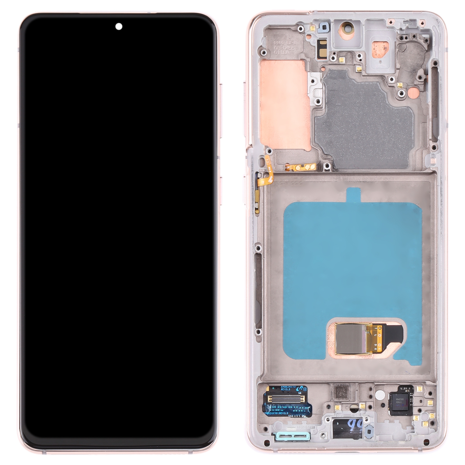 Samsung Galaxy S21 screen replacement gold