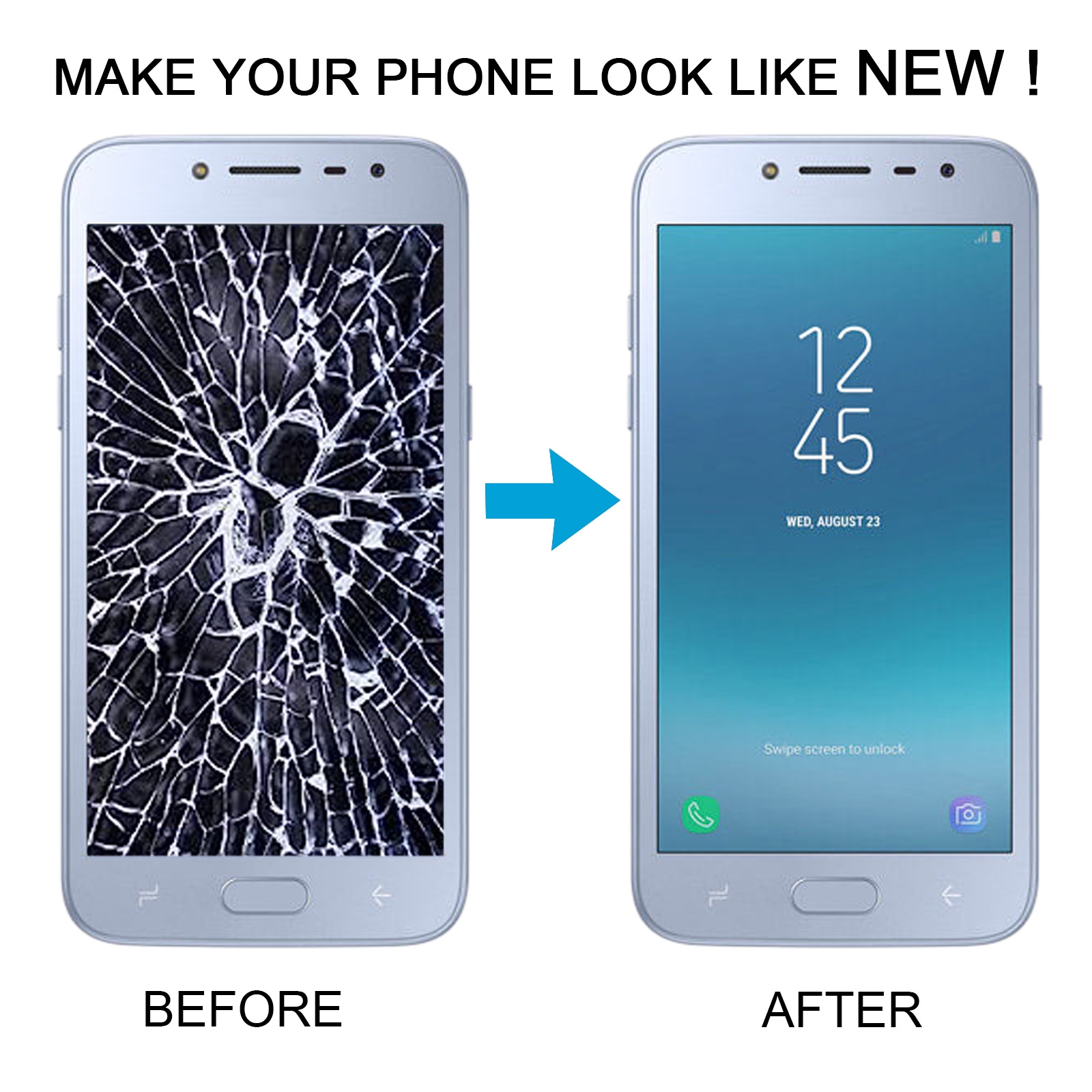 Samsung Galaxy J2 Pro 2018 SM-J250 Blue Screen Replacement - Image 5