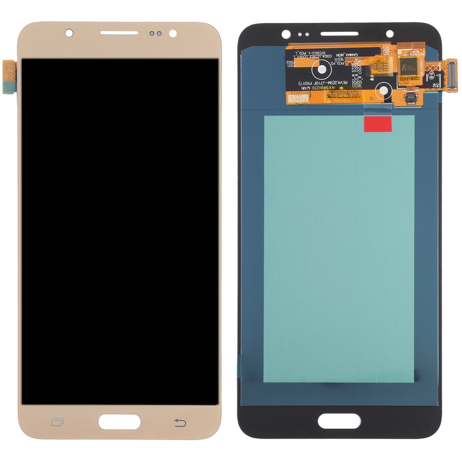 Samsung Galaxy J7 2016 SM-J710 Gold Screen Replacement - Image 2