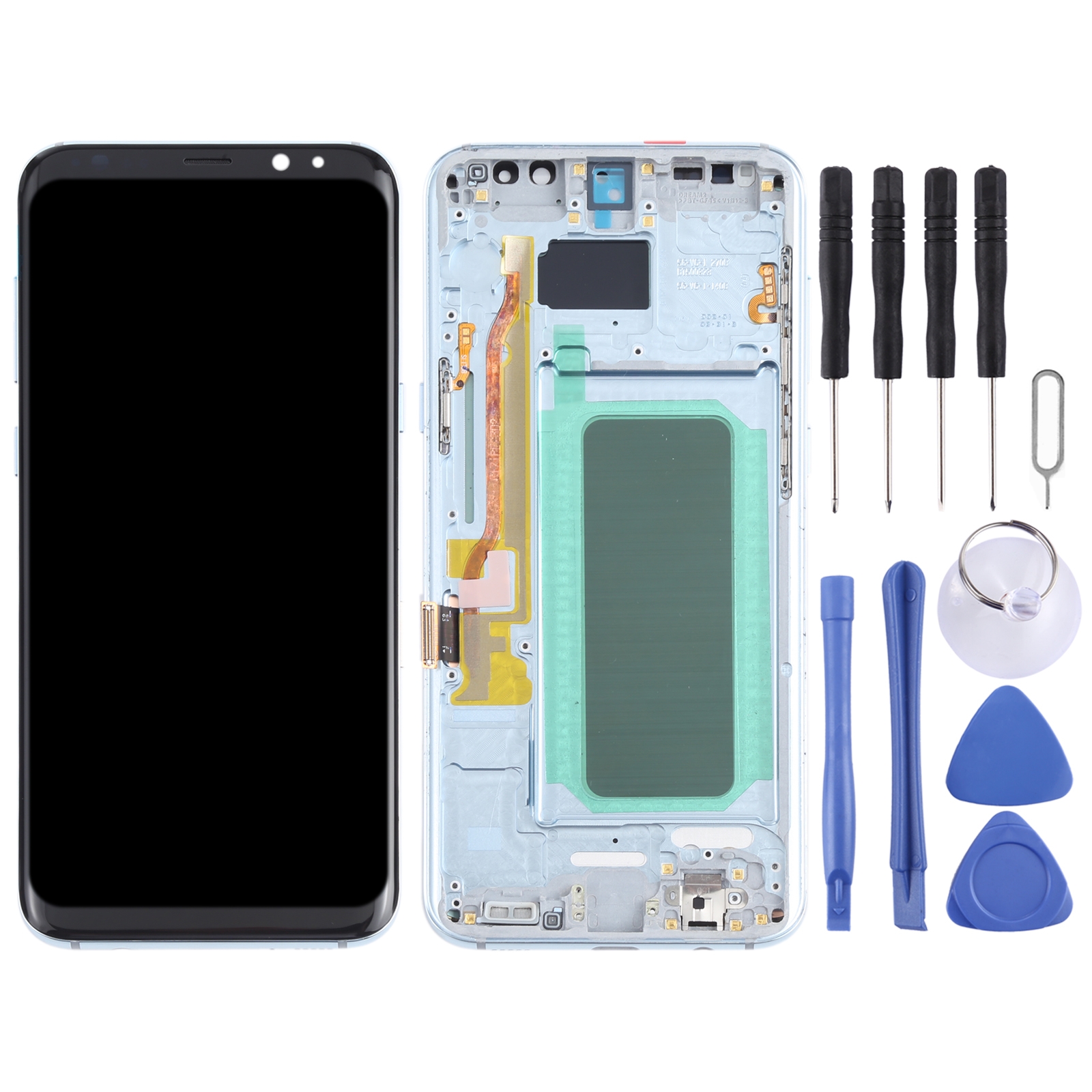Samsung Galaxy S8+ G955 blue OLED screen replacement