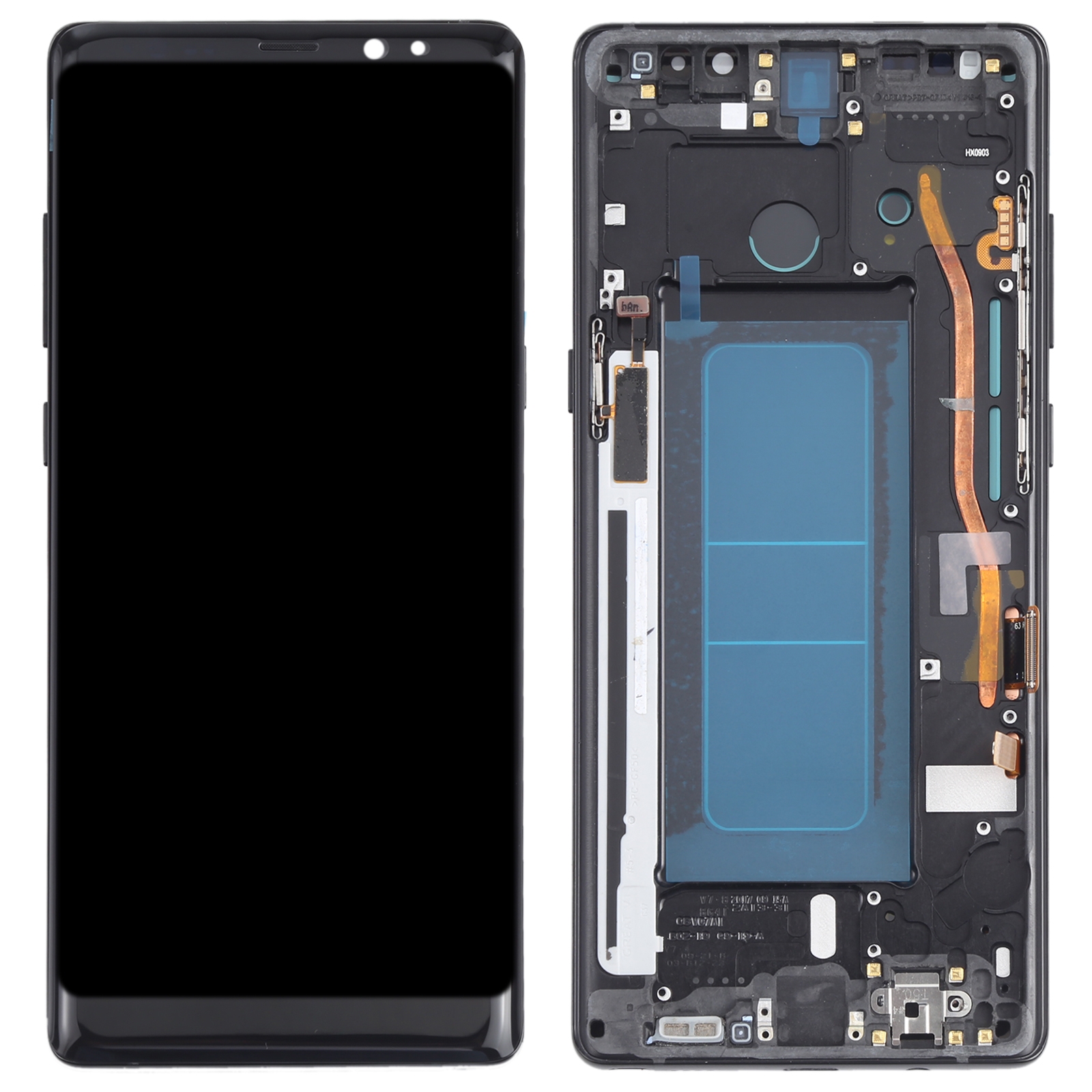 Samsung Galaxy Note 8 SM-N950 Black OLED Screen Replacement - Image 2