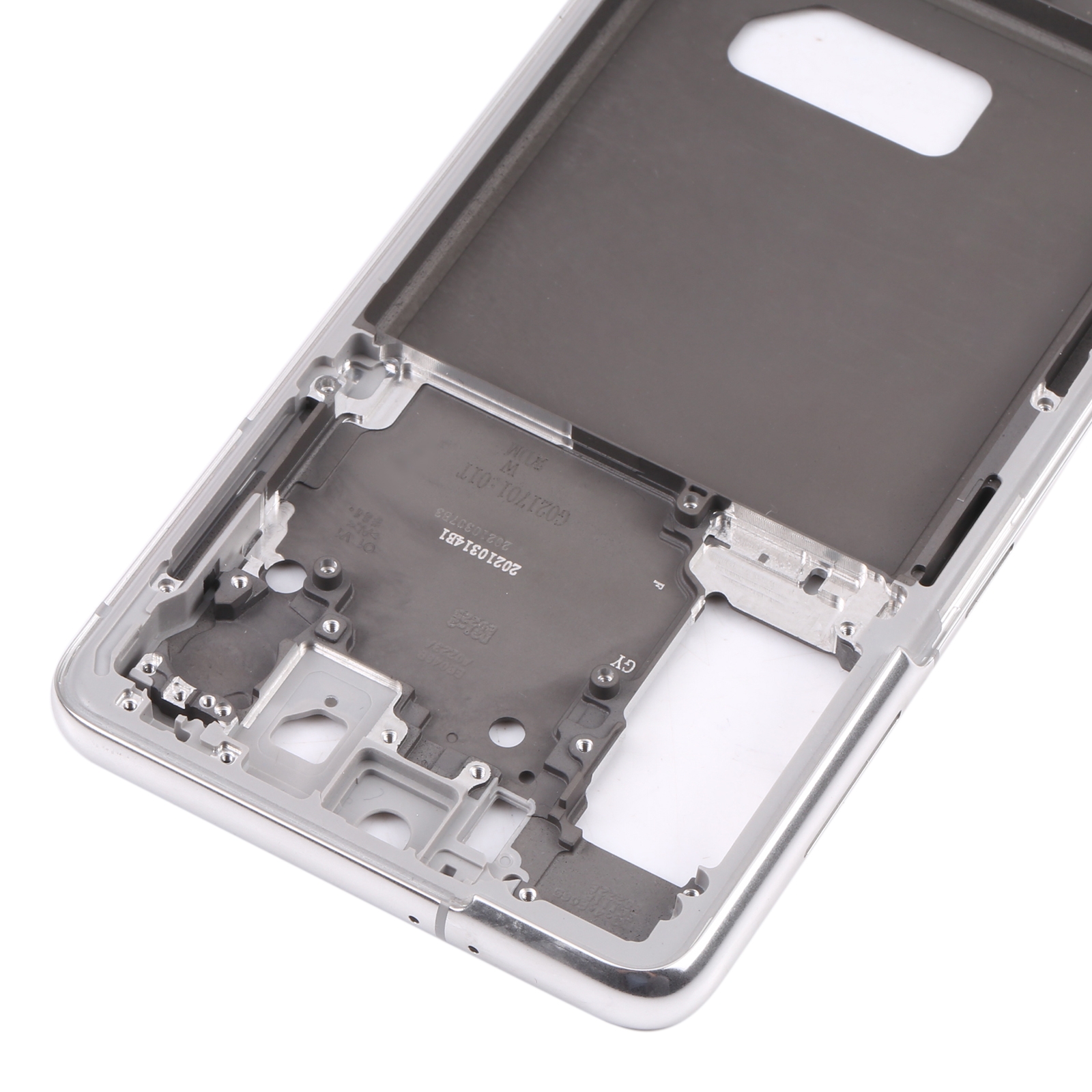 Samsung Galaxy S21 5G Silver Middle Frame Bezel Replacement - Image 3