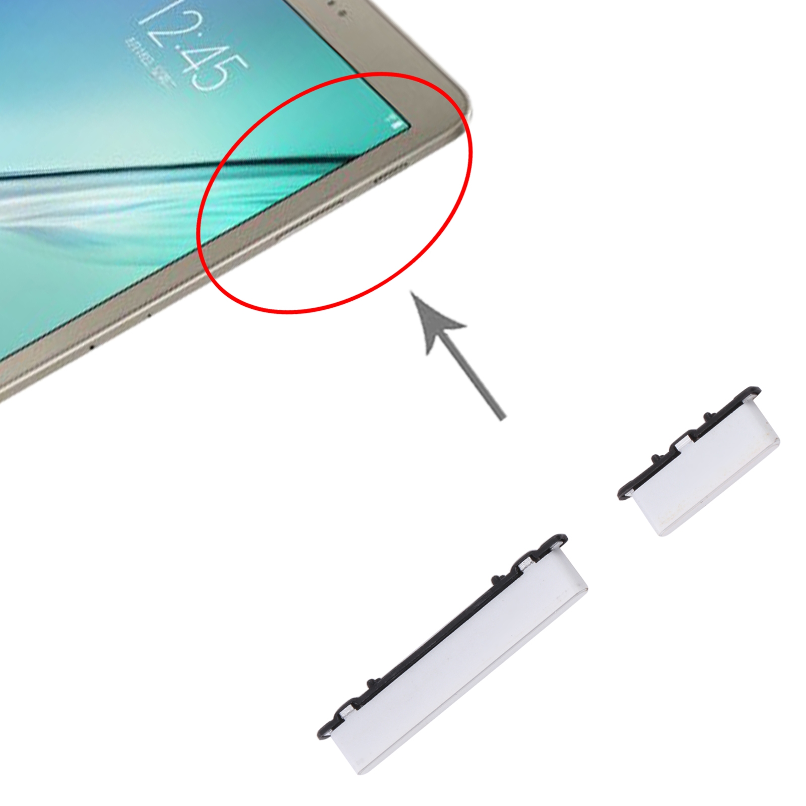 Samsung Galaxy Tab S2 9.7 White Power Button Replacement - Image 3