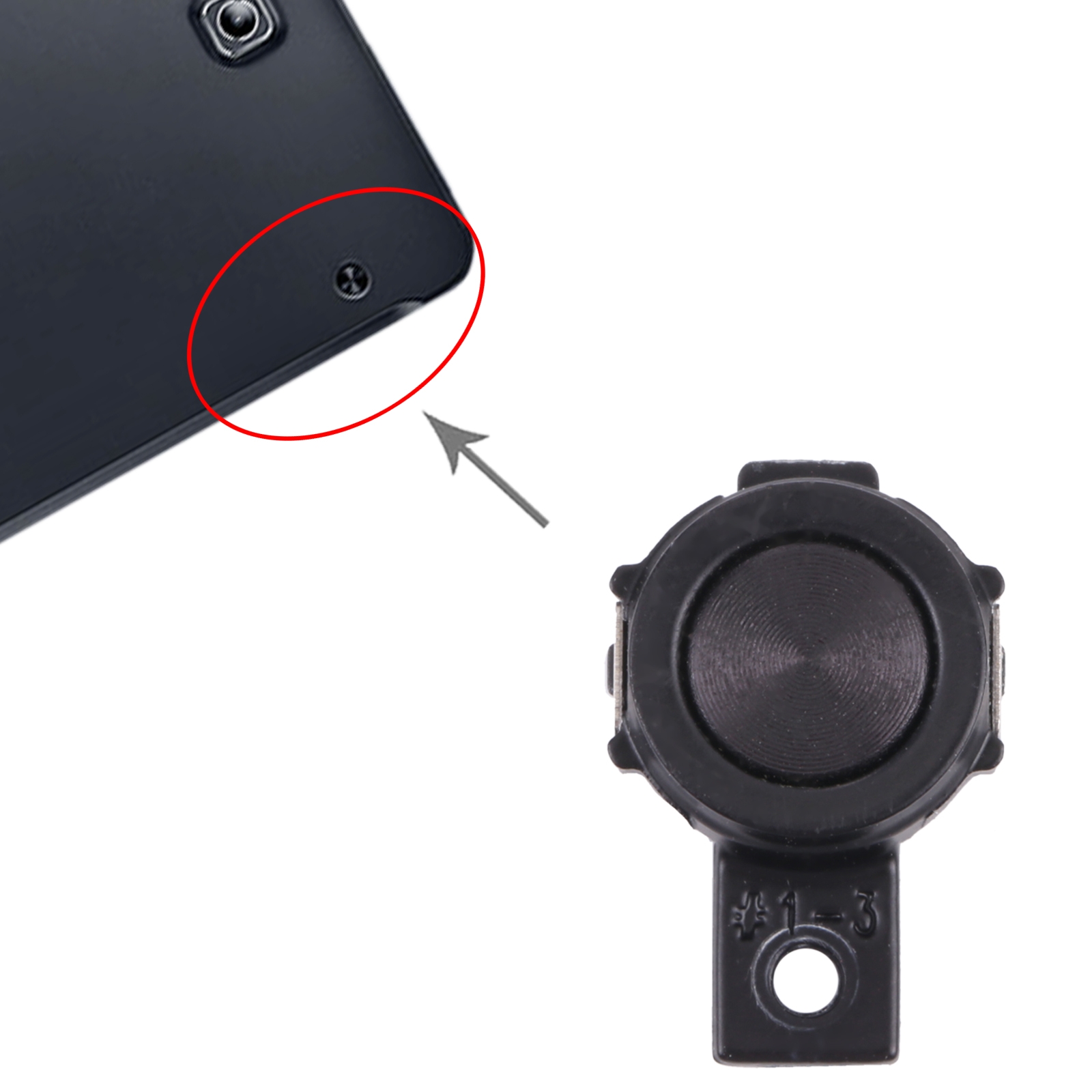 Samsung Galaxy Tab S2 9.7 Black Touch Control Button Replacement - Image 3