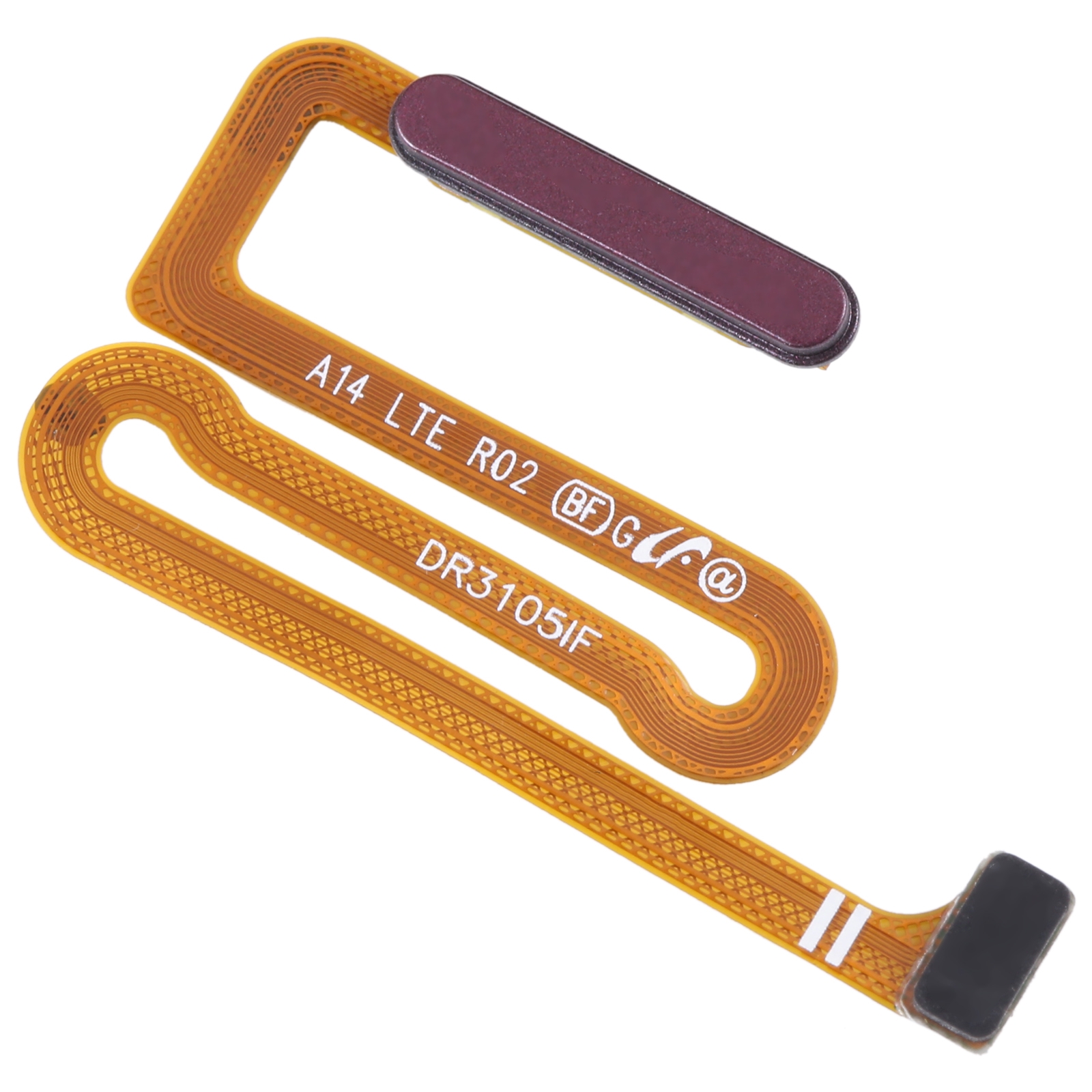 Samsung Galaxy A14 SM-A145F fingerprint flex cable dark red