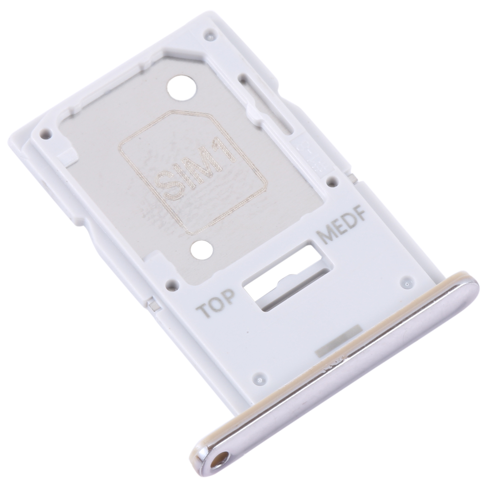 Samsung Galaxy A54 gold SIM card tray