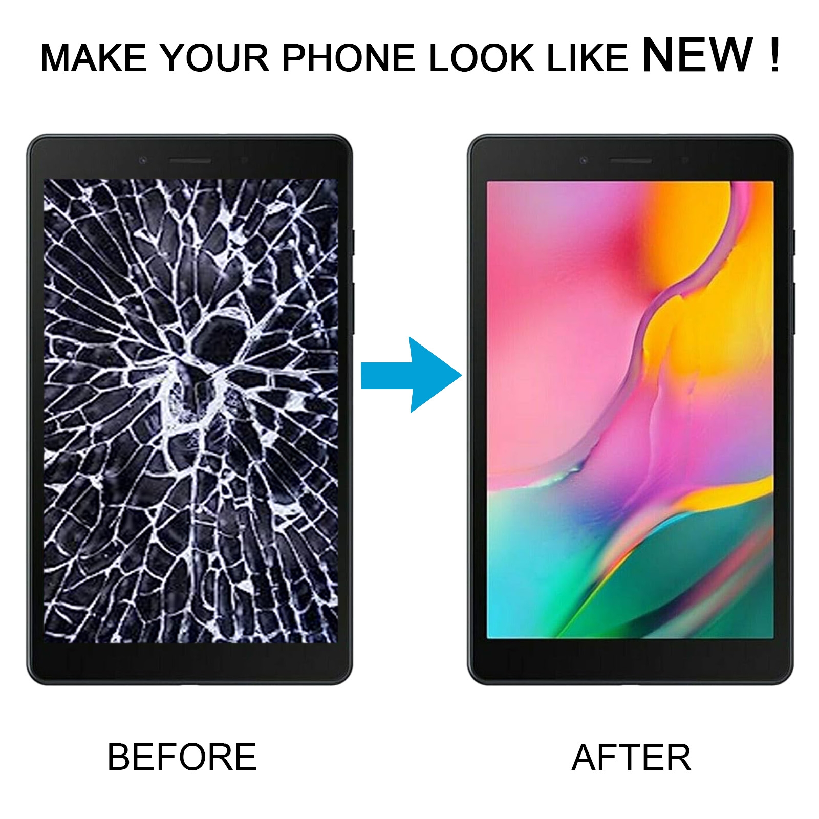 Samsung Galaxy Tab A 8.0 2019 SM-T290 Black Screen Replacement - Image 5