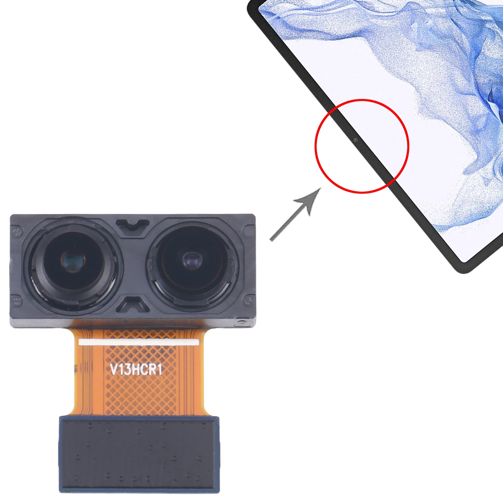 Samsung Galaxy Tab S8 Ultra SM-X900 Front Camera Replacement - Image 4
