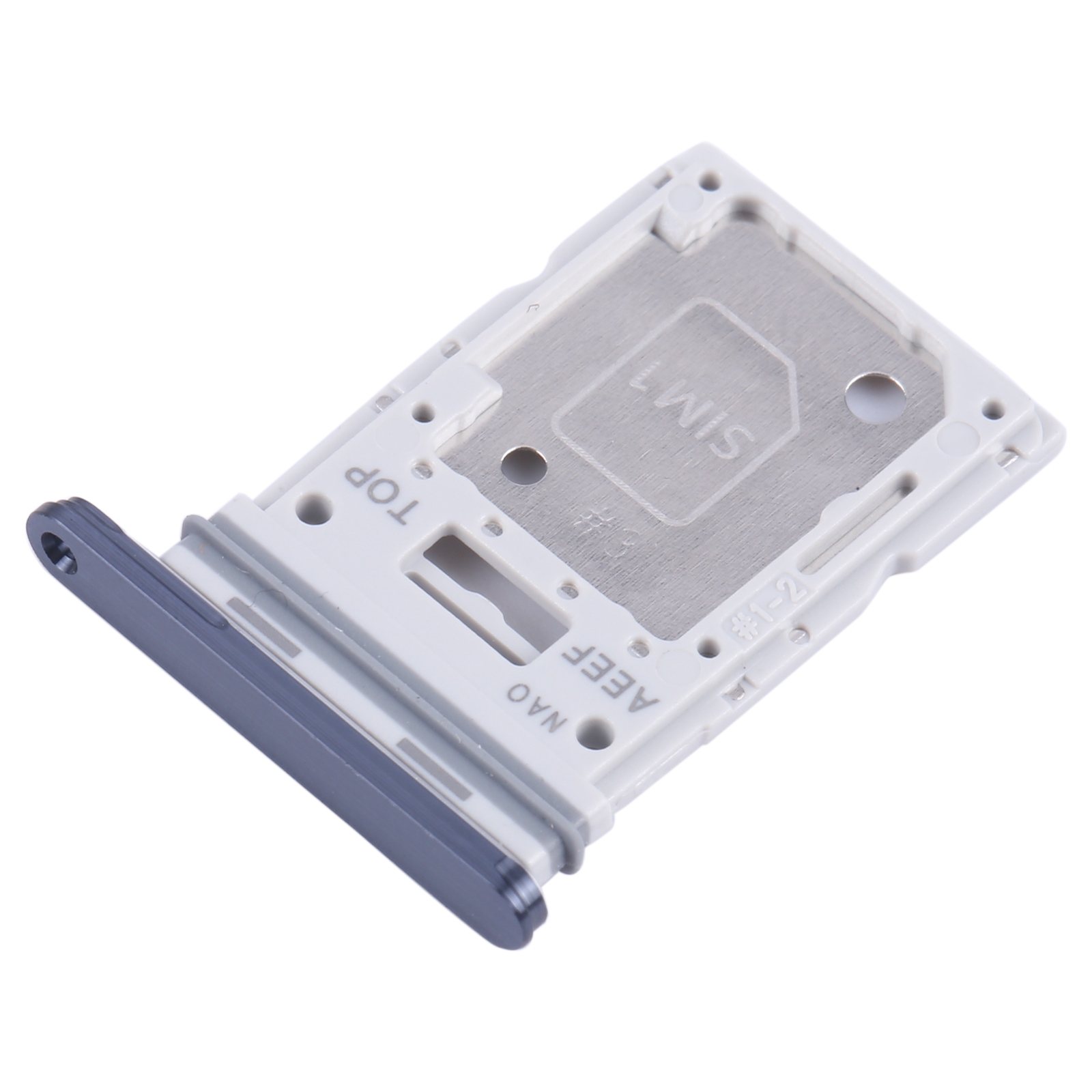 Samsung Galaxy A55 black SIM card tray