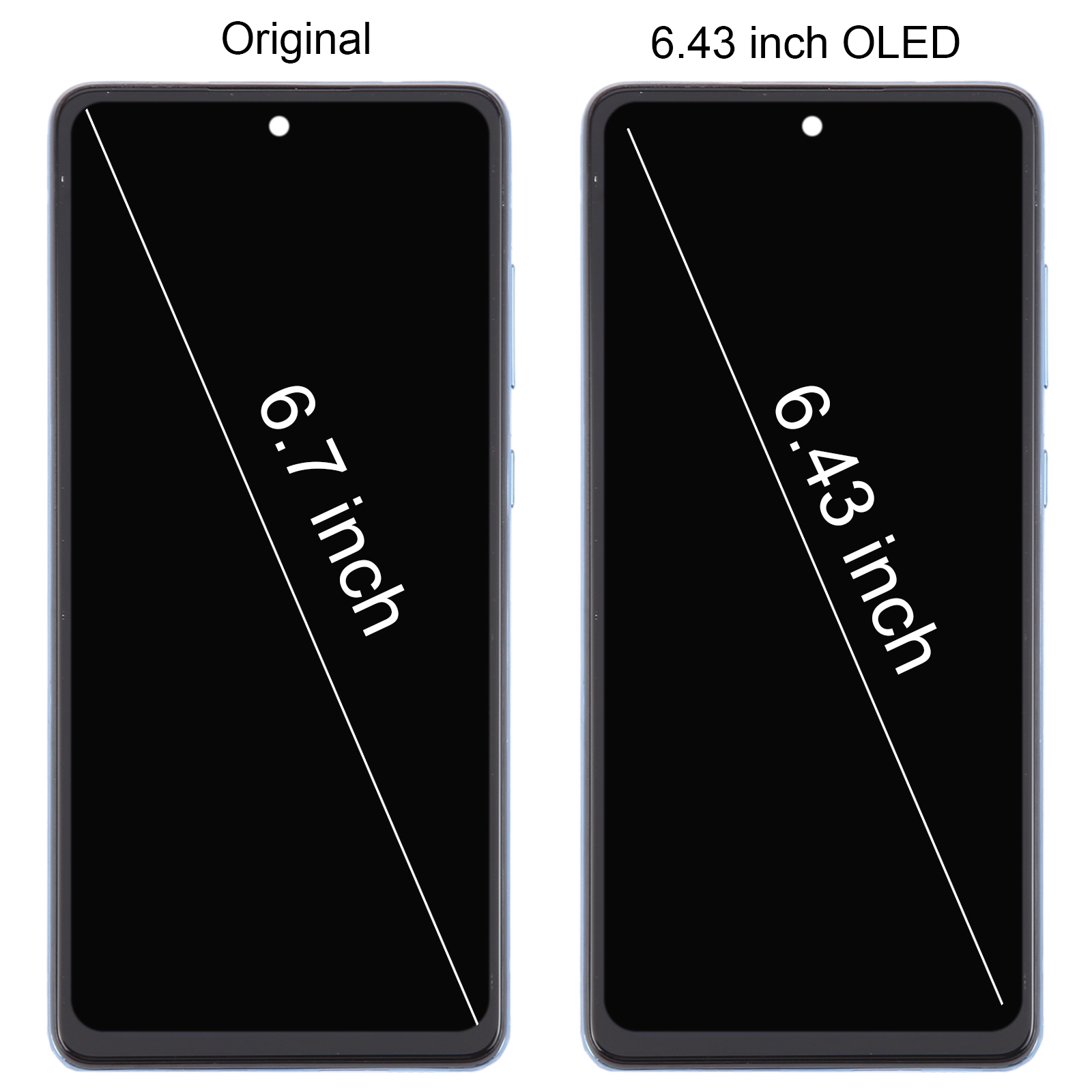 Samsung Galaxy A72 Purple Screen Digitizer - Image 5