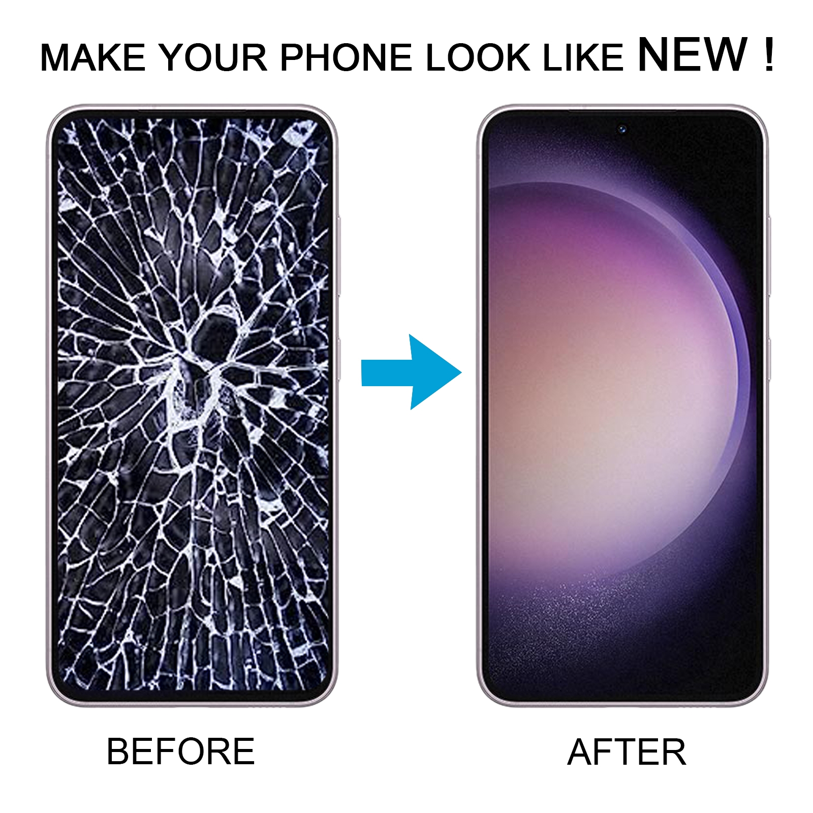 Samsung Galaxy S23 SM-S911B Black OLED Screen Replacement - Image 6