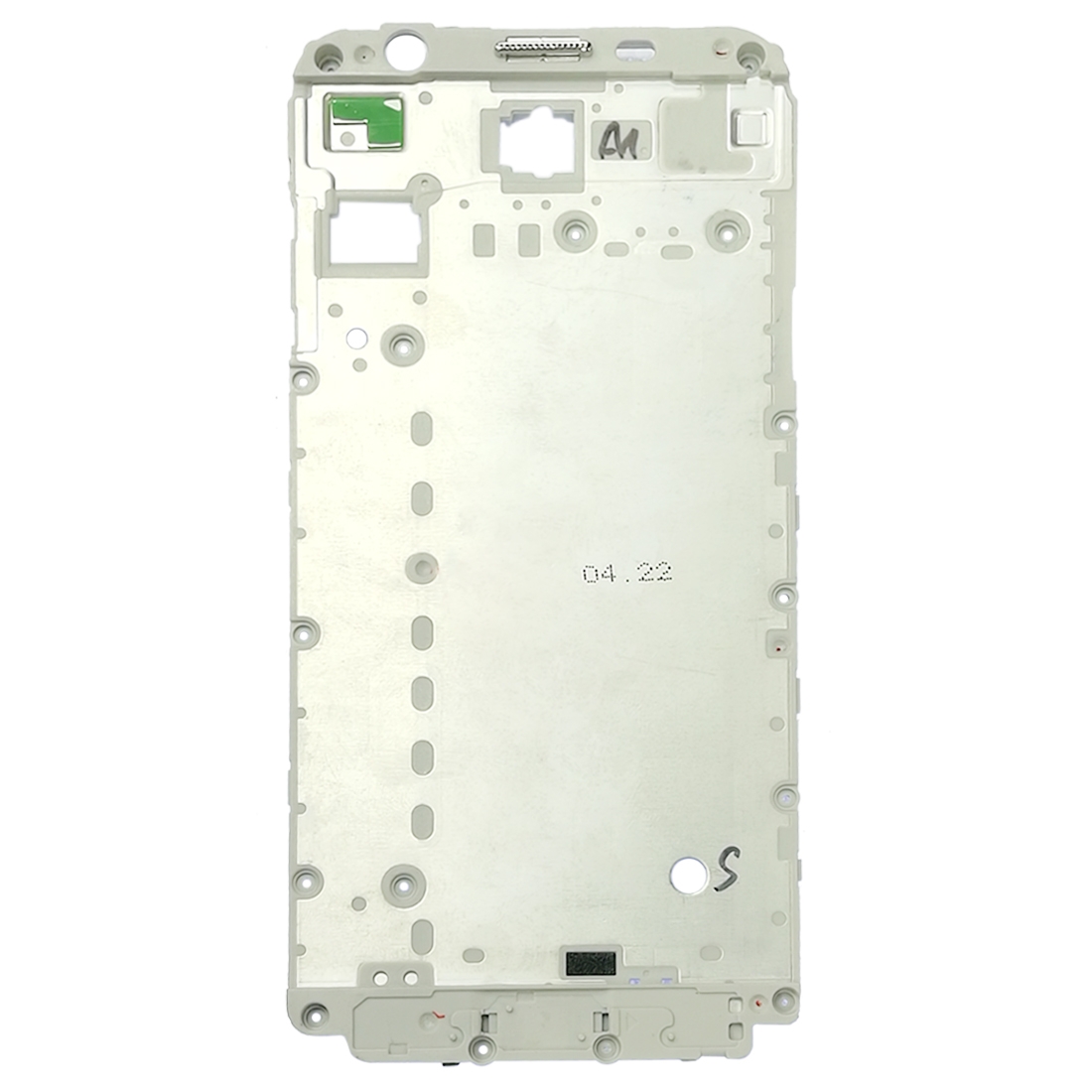 Samsung Galaxy J7 V White Front Frame Bezel Replacement - Image 2