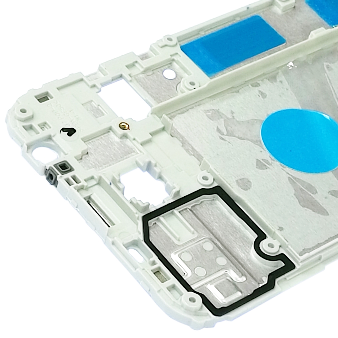 Samsung Galaxy J7 V White Front Frame Bezel Replacement - Image 3