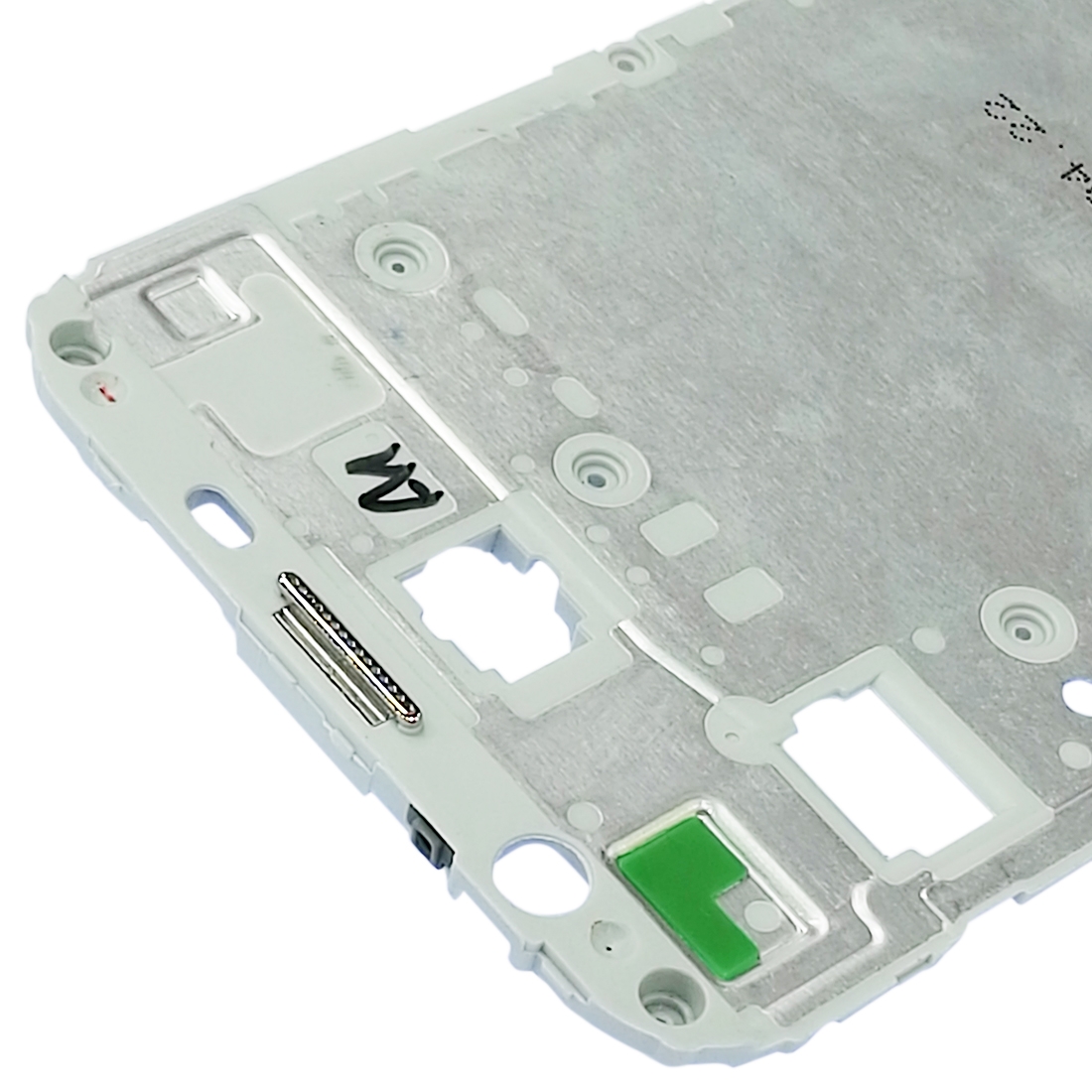 Samsung Galaxy J7 V White Front Frame Bezel Replacement - Image 4