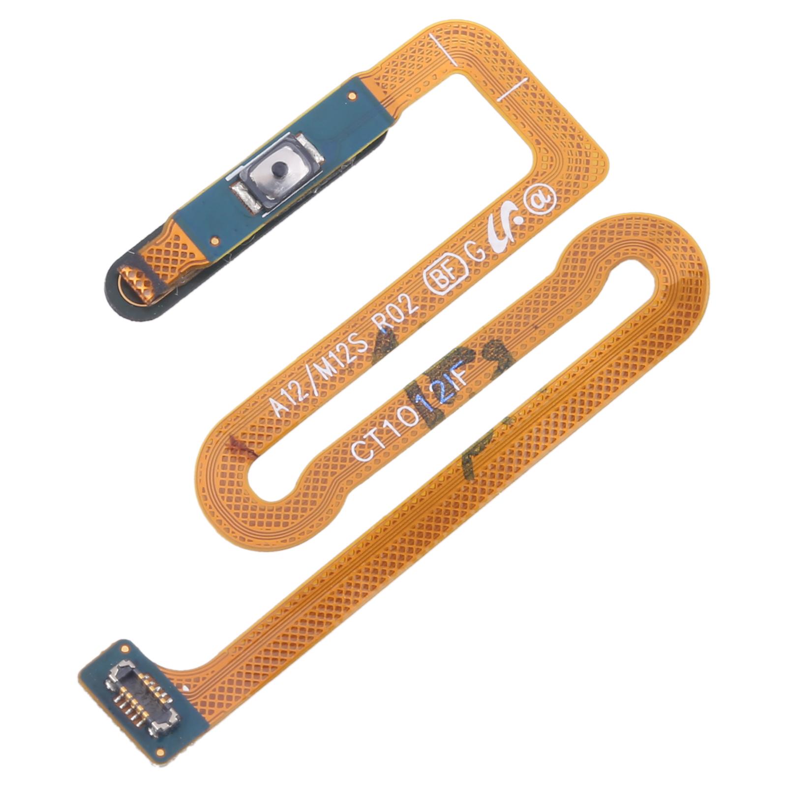 Samsung Galaxy M12 A12 Fingerprint Sensor Flex Cable Black - Image 2