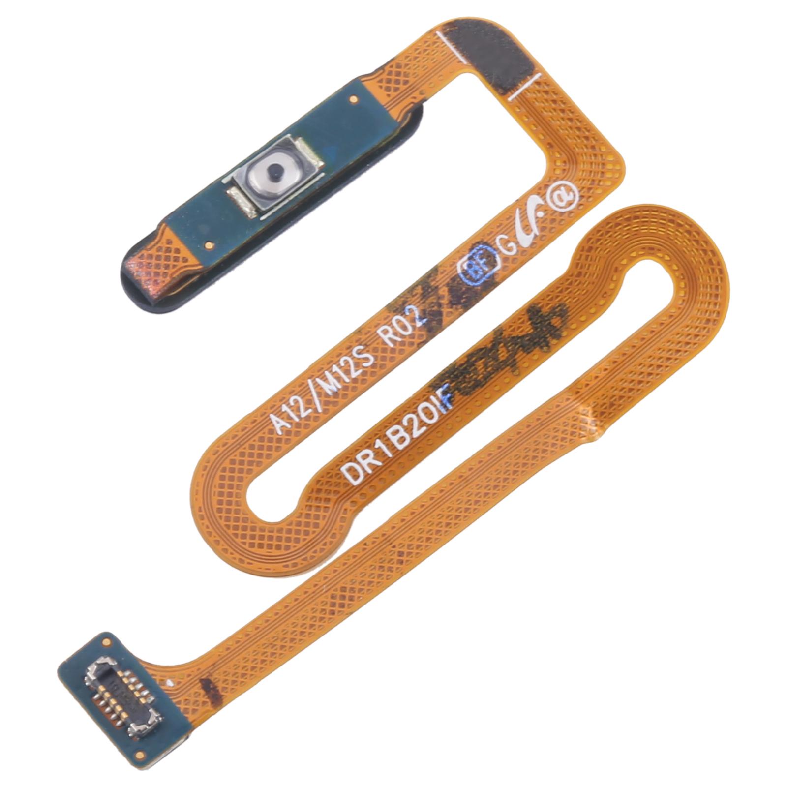 Samsung Galaxy M12 A12 Blue Fingerprint Sensor Flex Cable - Image 2