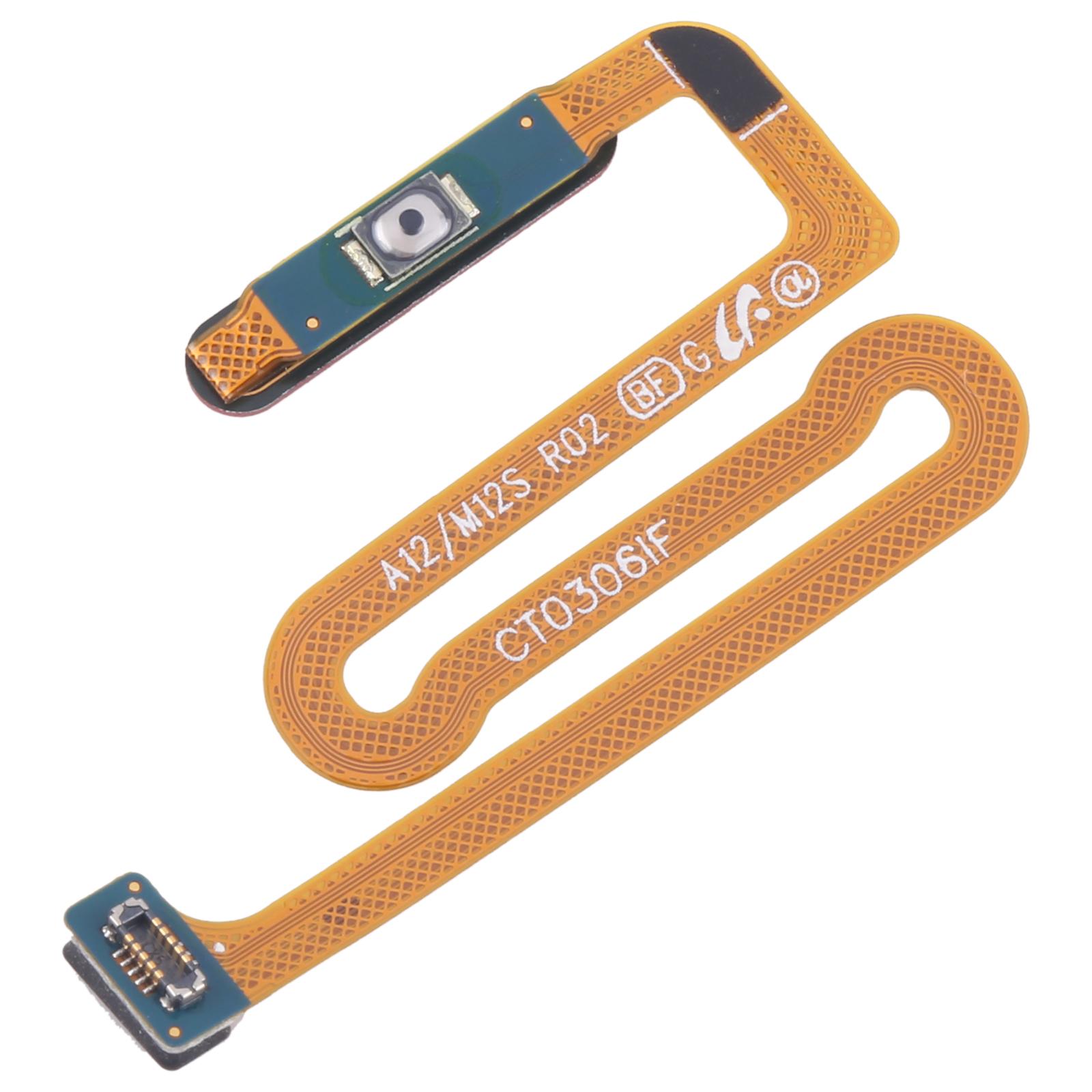 Samsung Galaxy M12 Red Fingerprint Sensor Flex Cable - Image 2