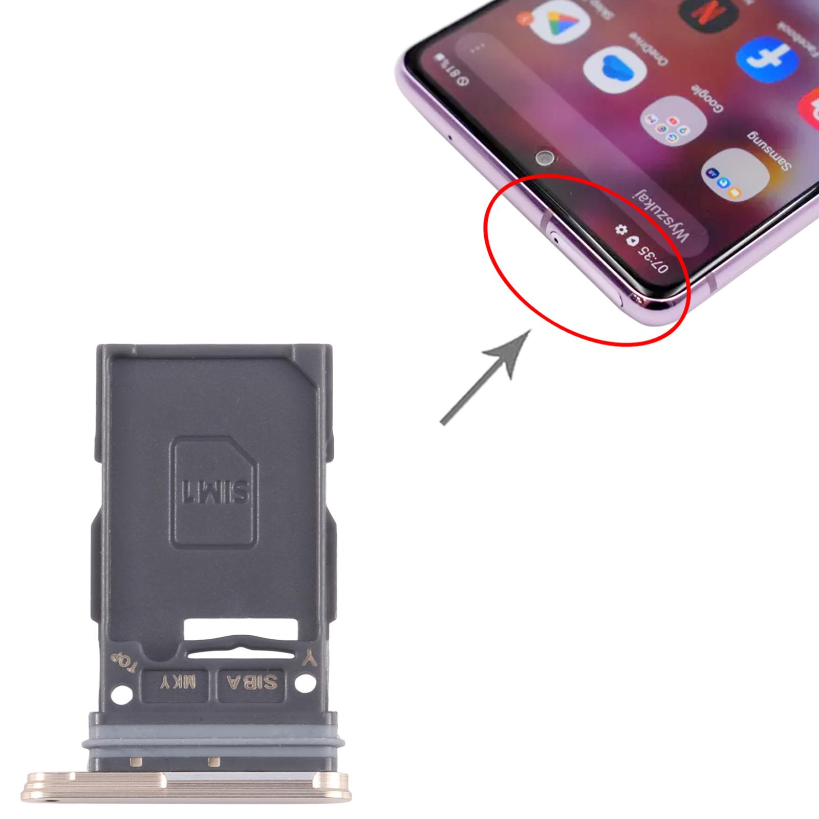 Samsung Galaxy S24 SM-S921B Gold SIM Card Tray Replacement - Image 3