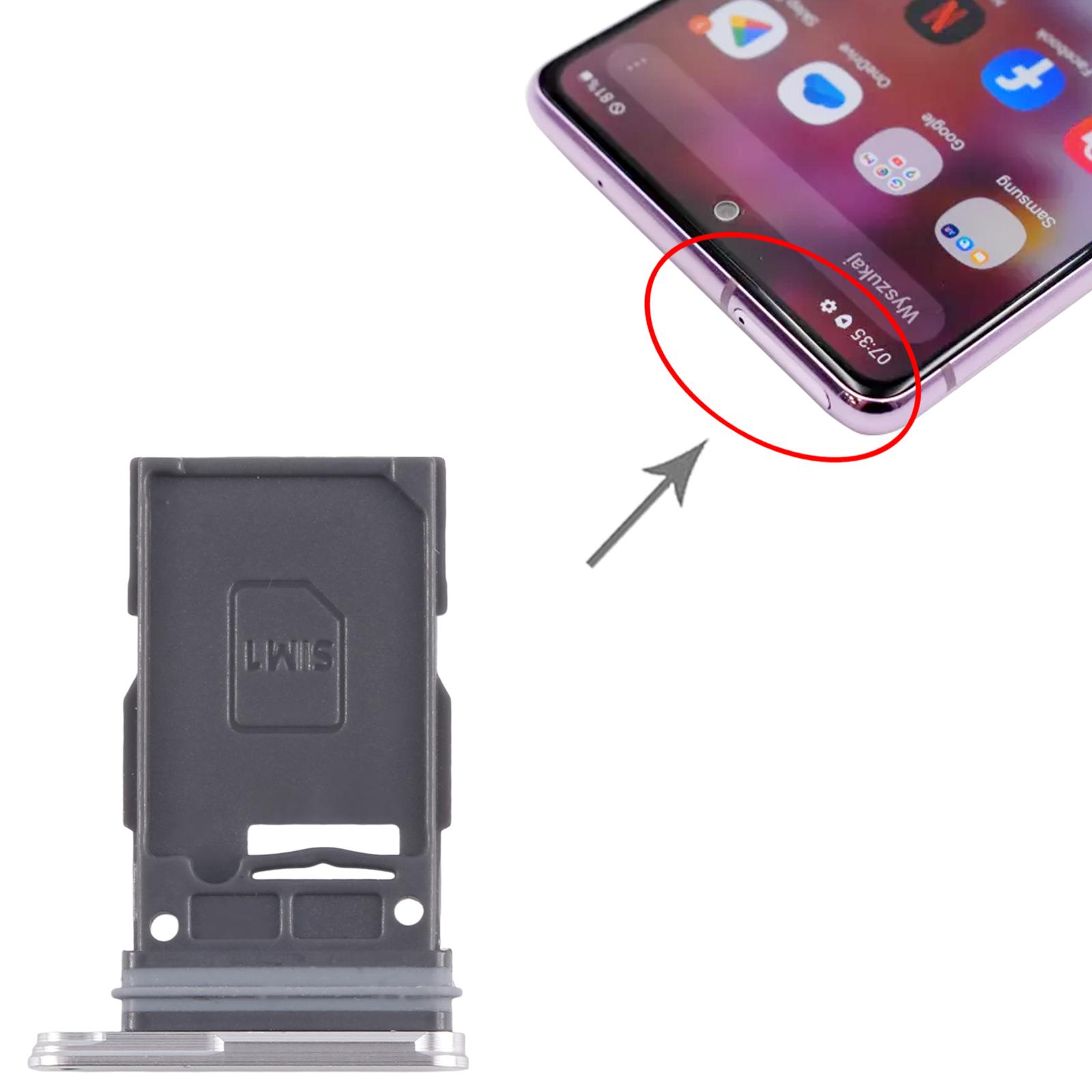 Samsung Galaxy S24 SM-S921B Silver SIM Card Tray Replacement - Image 3