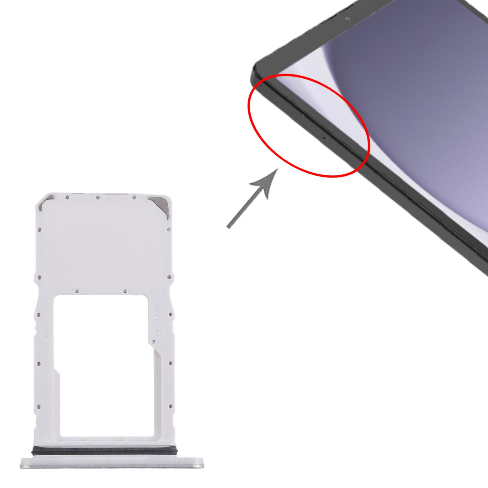 Samsung Galaxy Tab A9+ 5G SM-X210 Silver SD Card Tray Replacement - Image 3