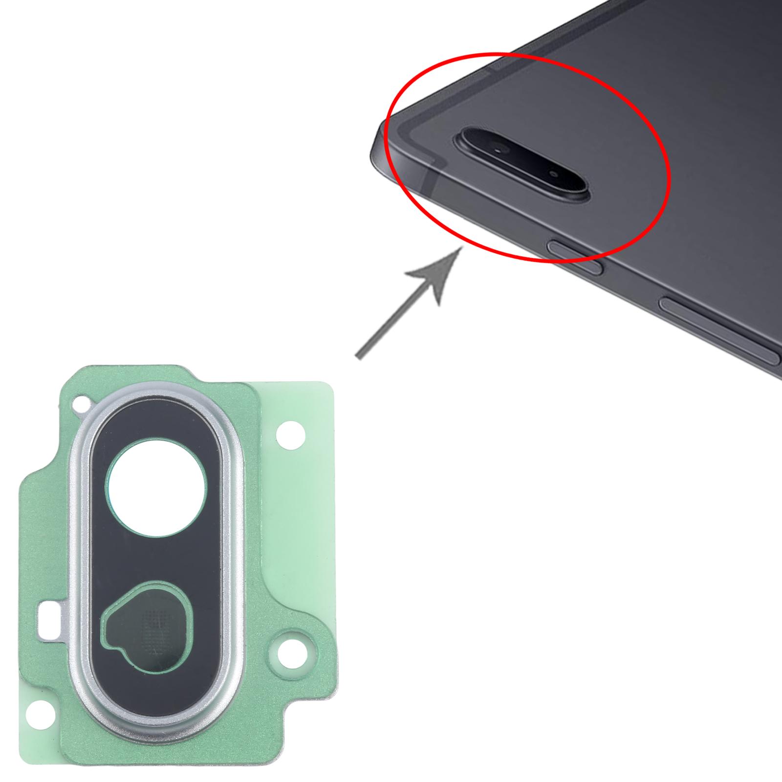 Samsung Galaxy Tab S7 FE Green Back Camera Lens Frame Replacement - Image 3