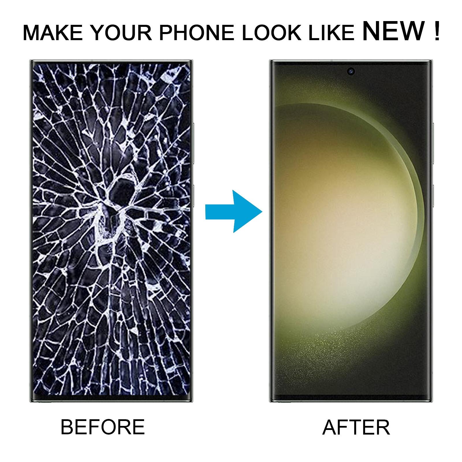 Samsung Galaxy S23 Ultra Gold Screen Replacement - Image 6