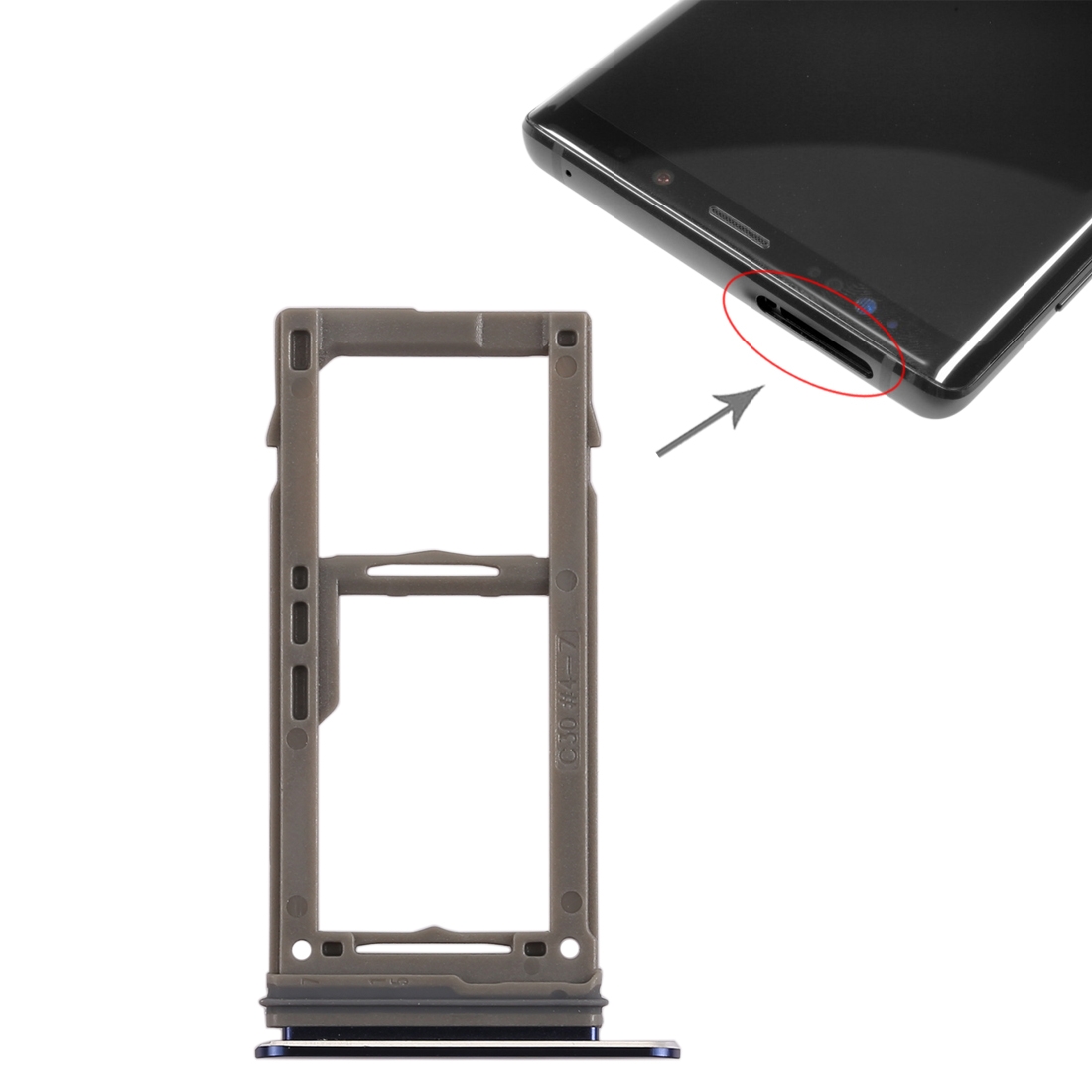 Galaxy Note9 Blue SIM Card Tray Replacement - Image 4