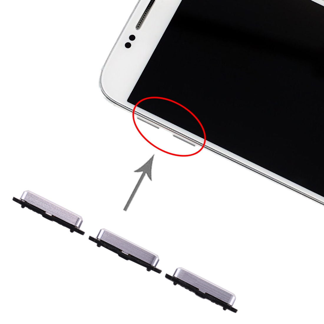 Samsung Galaxy S6 Black Side Button Replacement - Image 4