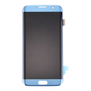 Samsung Galaxy S7 Edge blue LCD screen replacement