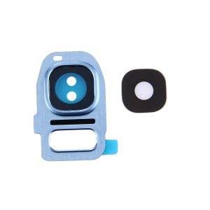 Samsung Galaxy S7 Edge blue camera lens cover