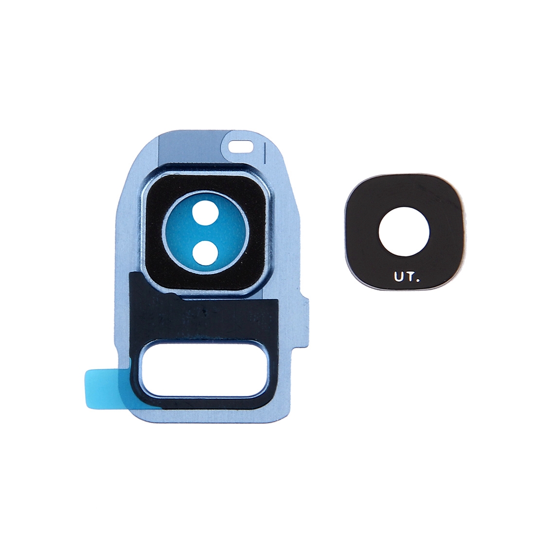 Samsung Galaxy S7 Edge Blue Camera Lens Cover Replacement - Image 2