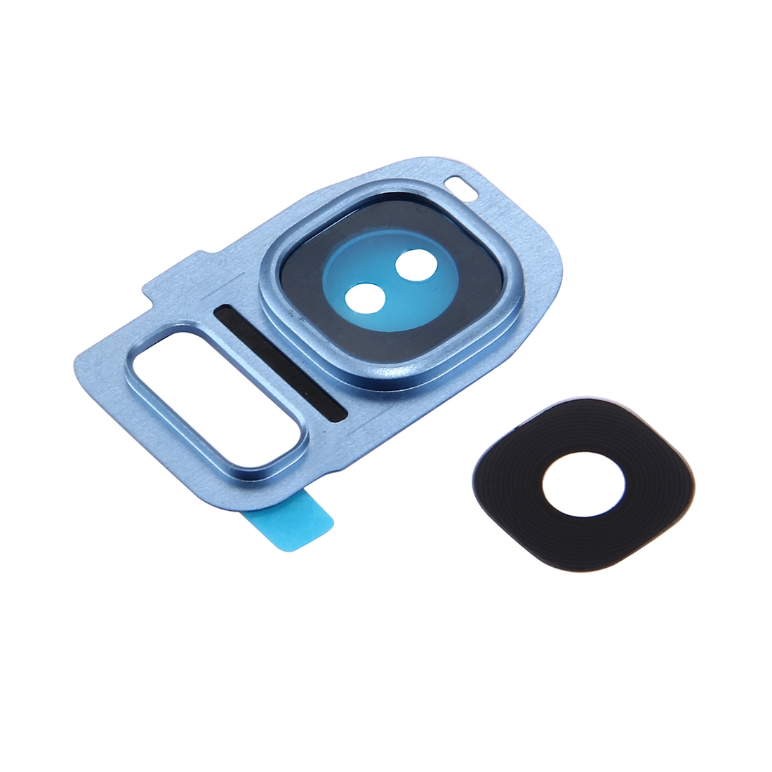 Samsung Galaxy S7 Edge Blue Camera Lens Cover Replacement - Image 3