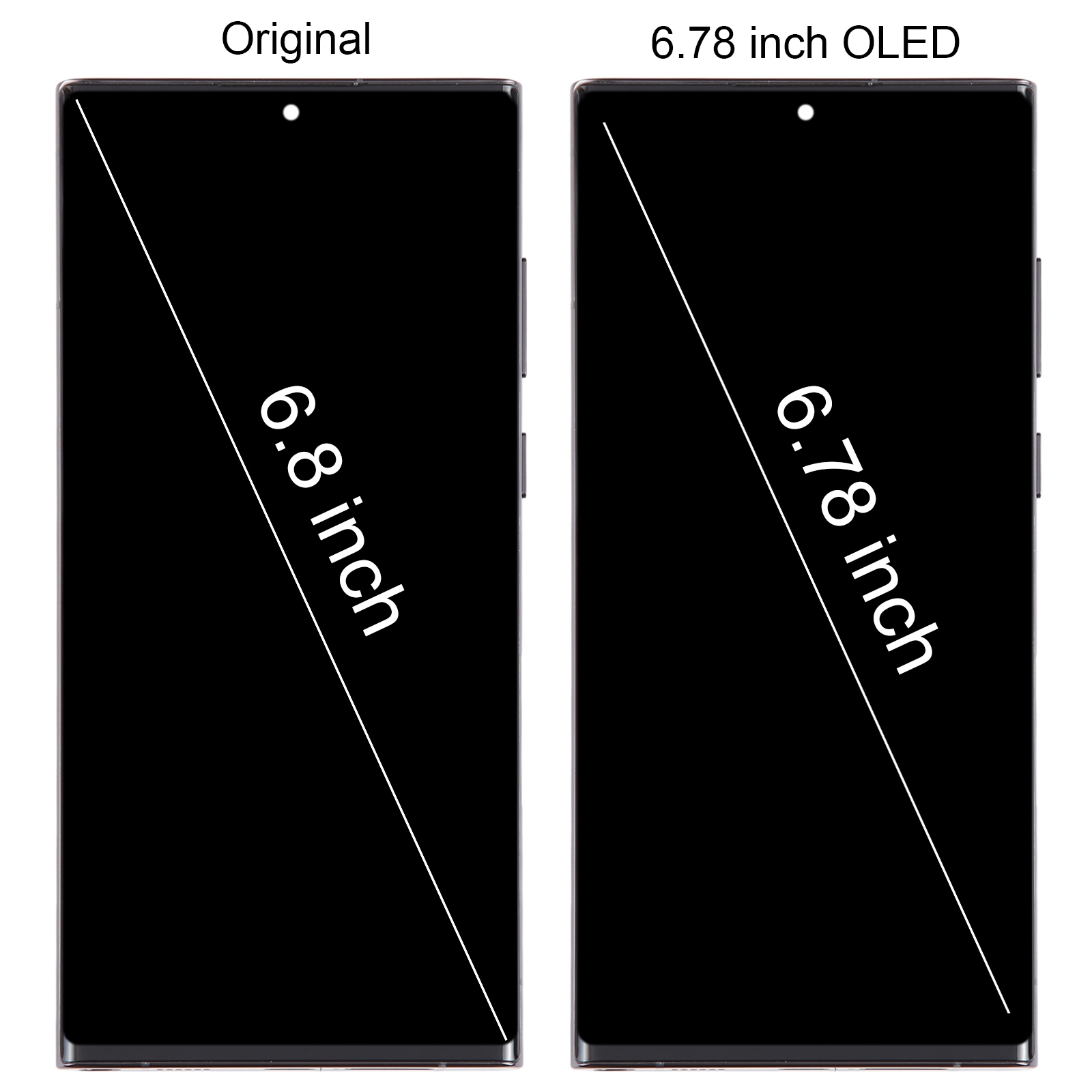 Samsung Galaxy S22 Ultra screen replacement black