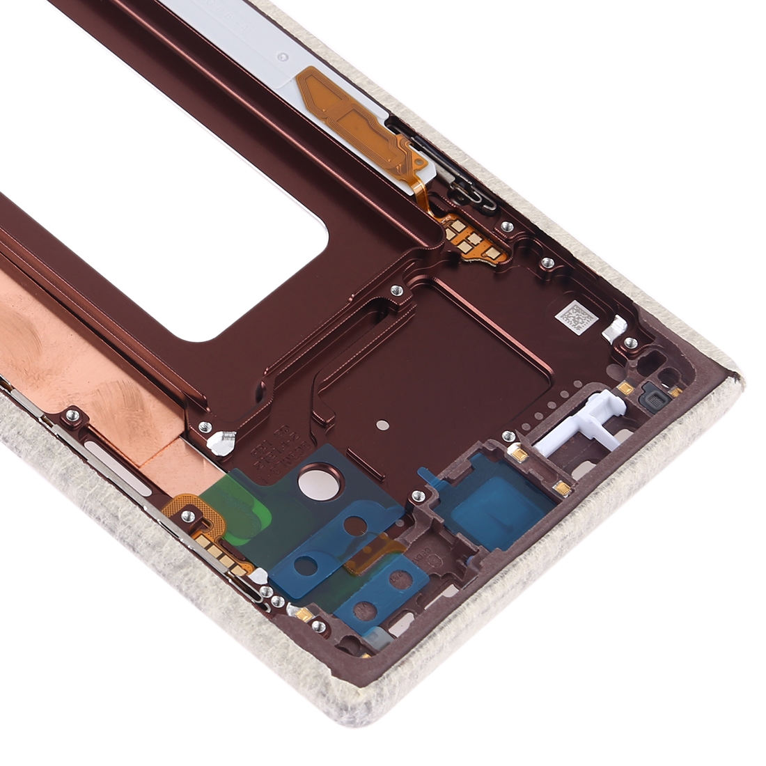 Samsung Galaxy Note9 Gold Middle Frame Bezel Replacement - Image 3