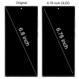 Samsung Galaxy S23 Ultra screen replacement black
