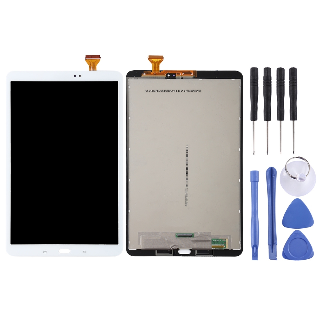 Samsung Galaxy Tab A T585 white LCD screen replacement