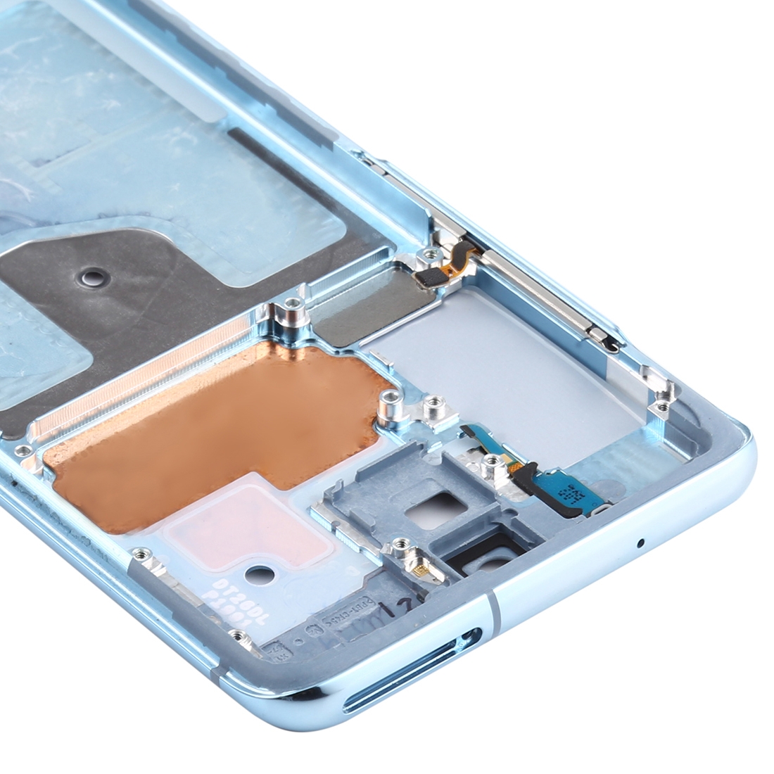 Samsung Galaxy S20 Blue Middle Frame Bezel Replacement - Image 3