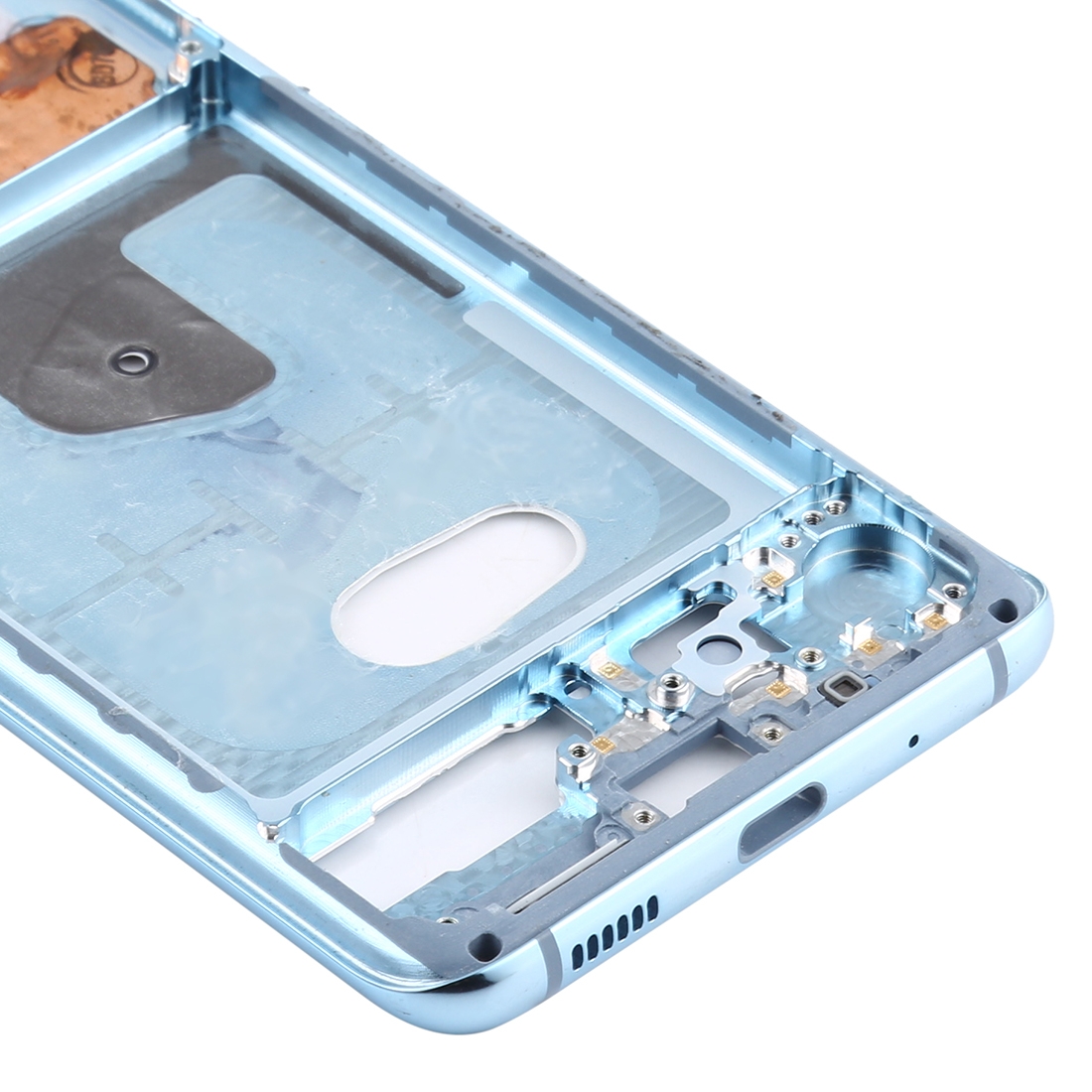 Samsung Galaxy S20 Blue Middle Frame Bezel Replacement - Image 4