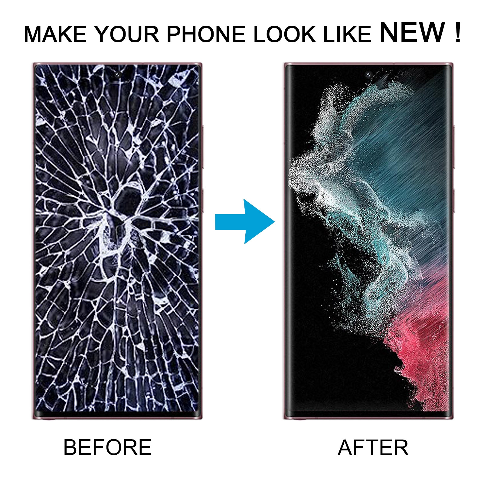Samsung Galaxy S22 Ultra 5G Purple Screen Replacement - Image 6