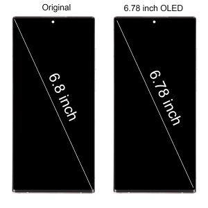 Samsung Galaxy S22 Ultra 5G screen replacement silver